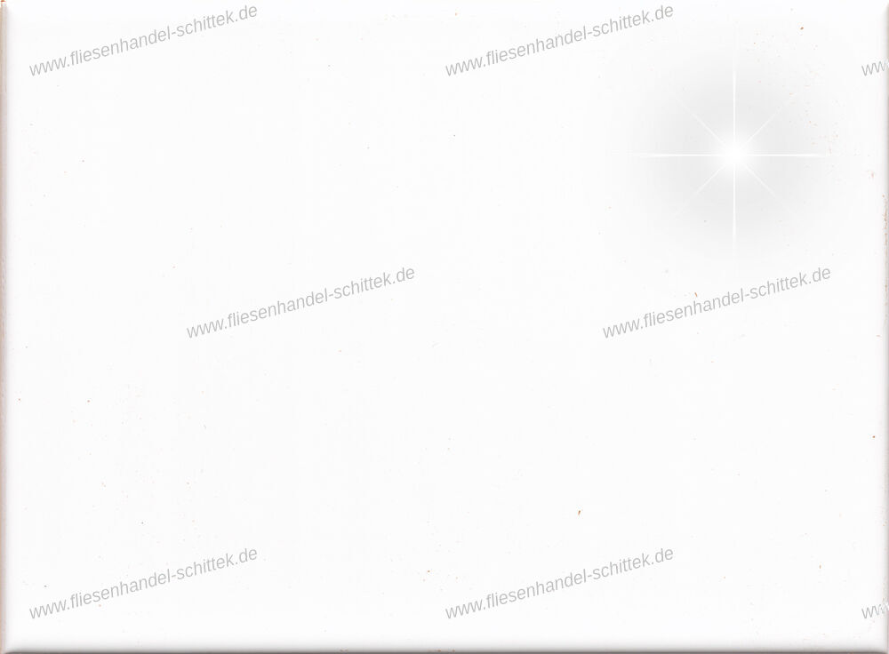 Fliese - 15 x 20 cm - Princess Ceramic, 41E000 weiß uni glänzend