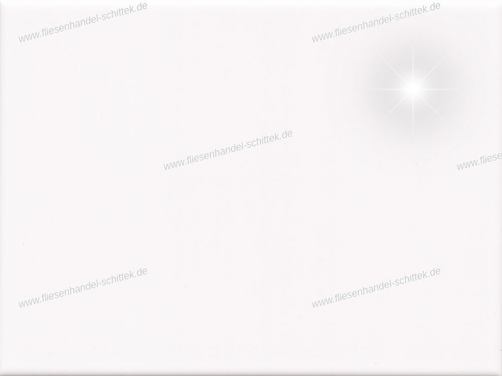 Fliese - 15 x 20 cm - AWS, 252334 weiß glänzend