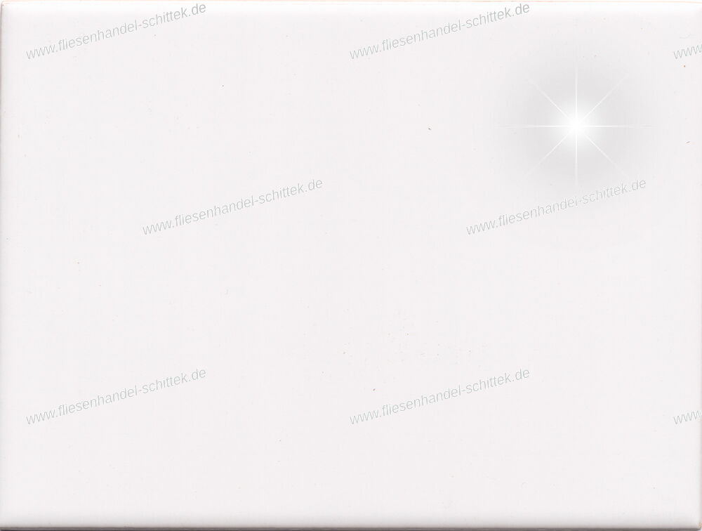 Fliese - 15 x 20 cm - Exquisite, Exquisite weiß glänzend