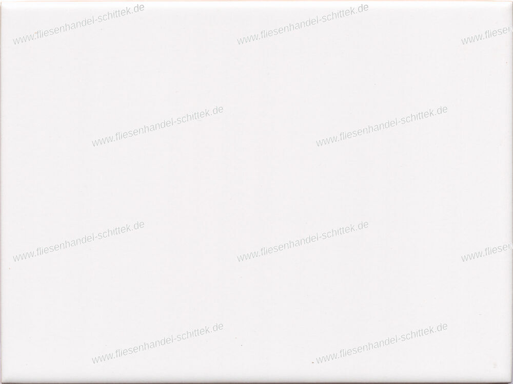 Fliese - 15 x 20 cm - Vital, W-152020 weiß uni matt