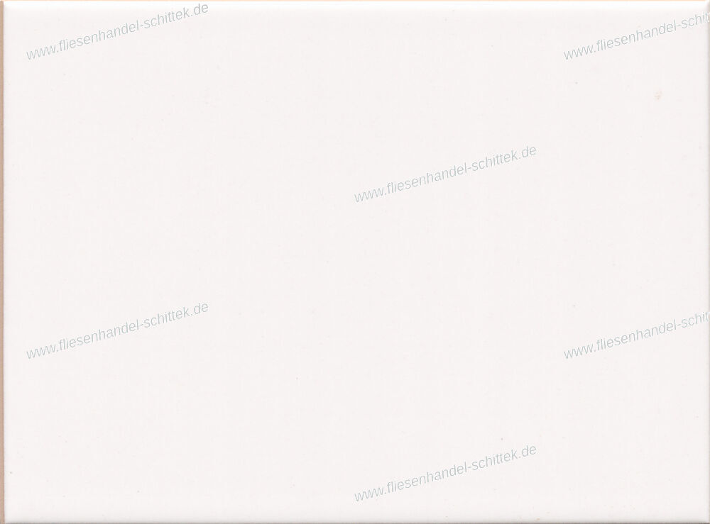 Fliese - 15 x 20 cm - Vitra, Saten Beyaz weiß uni matt