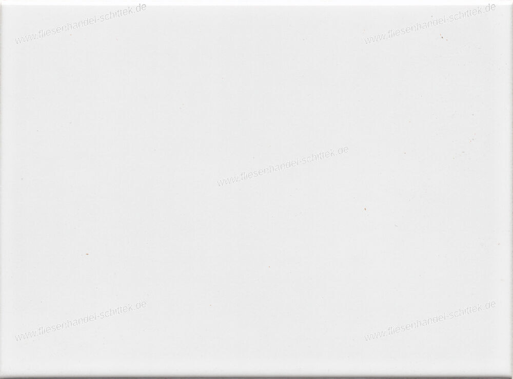Fliese - 14.3 x 20 cm - Buchtal, Col. 701 Art. 8170H weiß seidenmatt