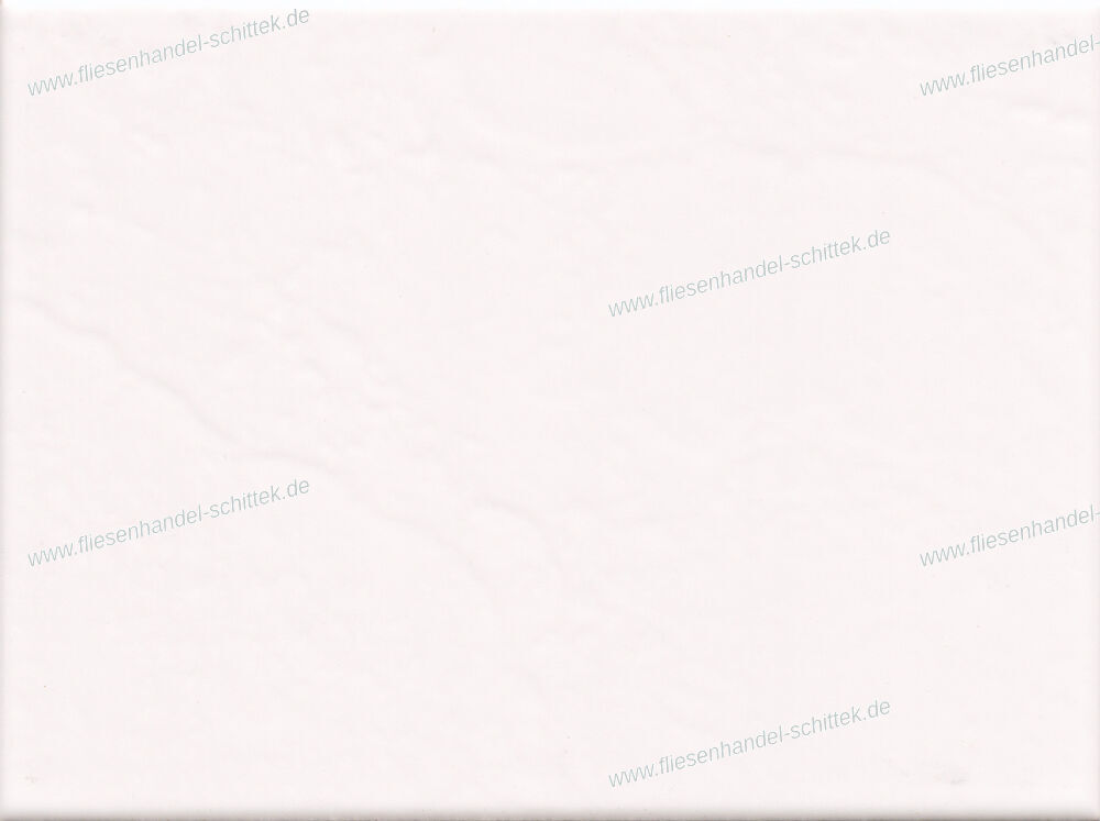 Fliese - 15 x 20 cm - Grohn, SVA20 weiß seidenmatt strukturiert