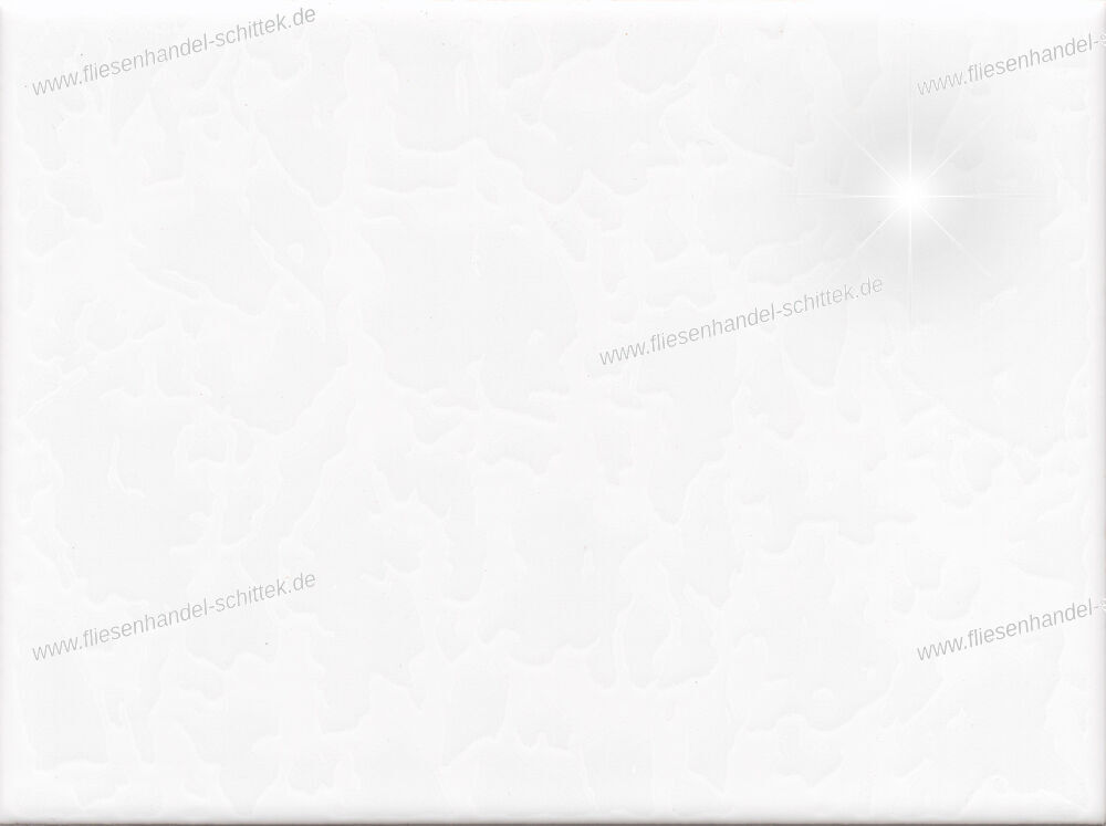 Fliese - 15 x 20 cm - Grohn, SBR20 Sansibar lüsterweiß