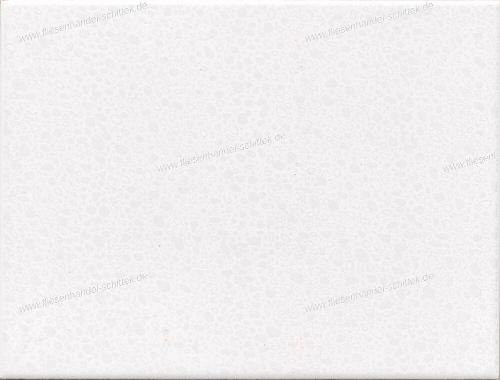 Fliese - 15 x 20 cm - Self-Keramik, Adria weiß gräulich Muster