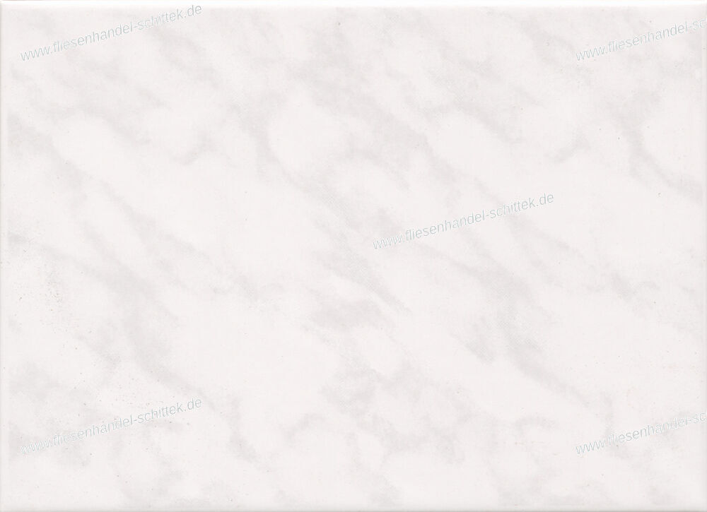 Fliese - 15 x 20.7 cm - Imoker, 5421 weiß-grau matt gestreift