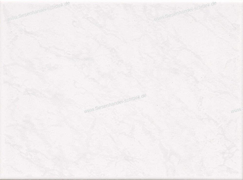 Fliese - 15 x 20 cm - AWS, 252446 weiß-grau seidenmatt