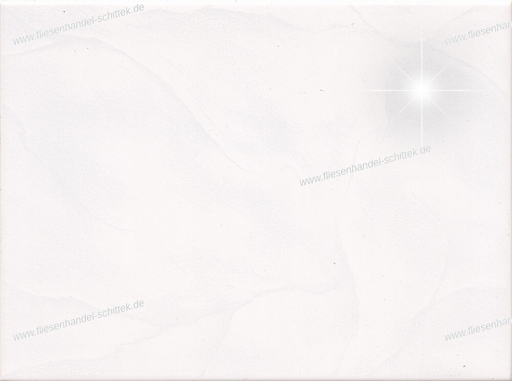 Fliese - 15 x 20 cm - Engers, FLO580 Florista Weiß-Glänzend Grau