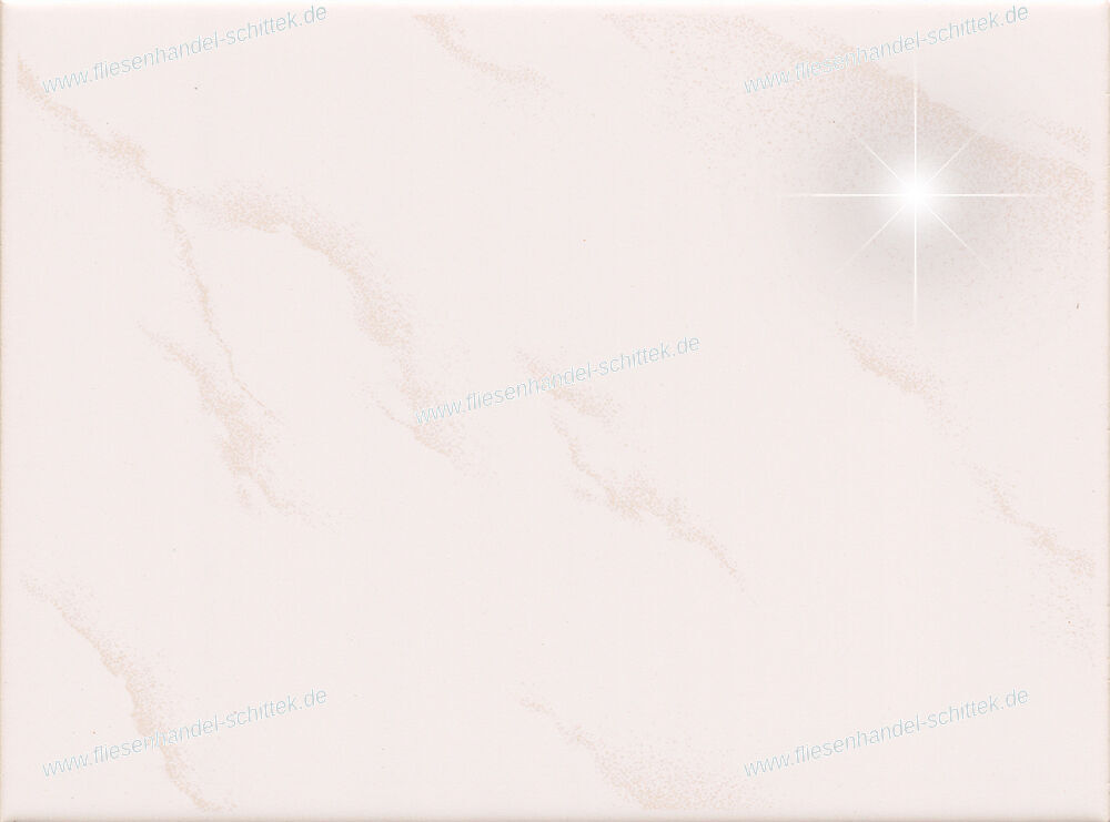 Fliese - 15 x 20 cm - Mosa, 1990 Luxor beige marm. Glänzend
