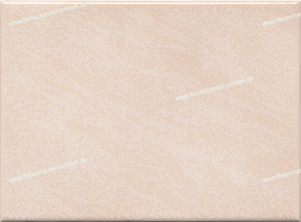 Fliese - 15 x 20 cm - Grohn, SAH21 beige seidenmatt gestreift