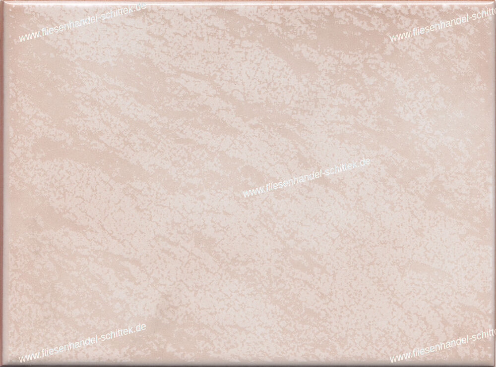 Fliese - 15 x 20 cm - Floraker, 15080 beige seidenmatt geflammt
