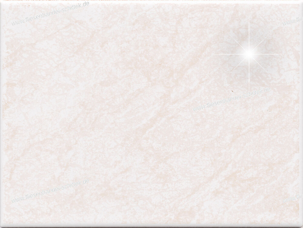 Fliese - 15 x 20 cm - Girardi, P2270 beige glänzend