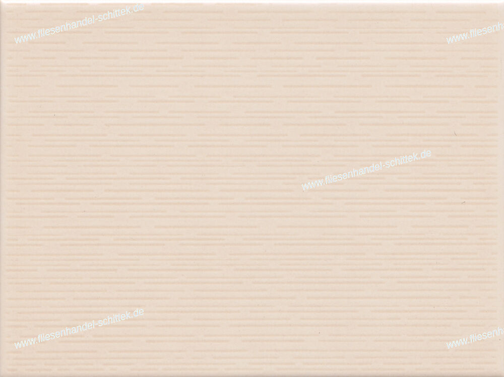 Fliese - 15 x 20 cm - AWS, 258090 beige matt gestreift