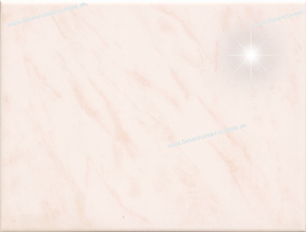 Fliese - 15 x 20 cm - Arpa, Verona Rosa beige bunt glänzend