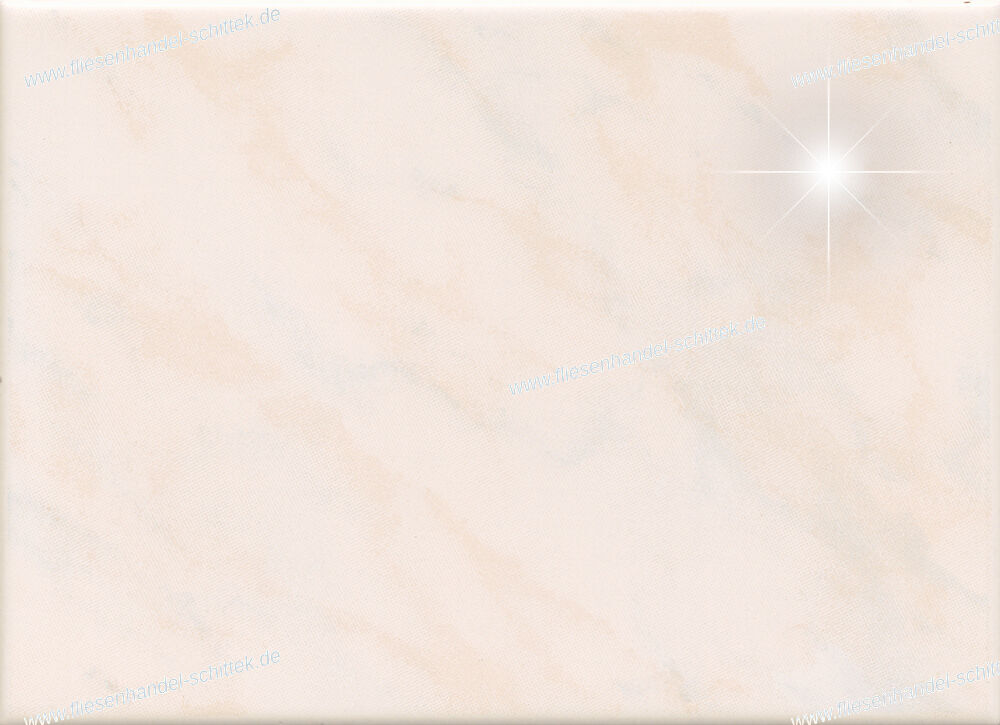 Fliese - 15 x 21 cm - Keramik Union, Afrodite beige-bunt glänzend