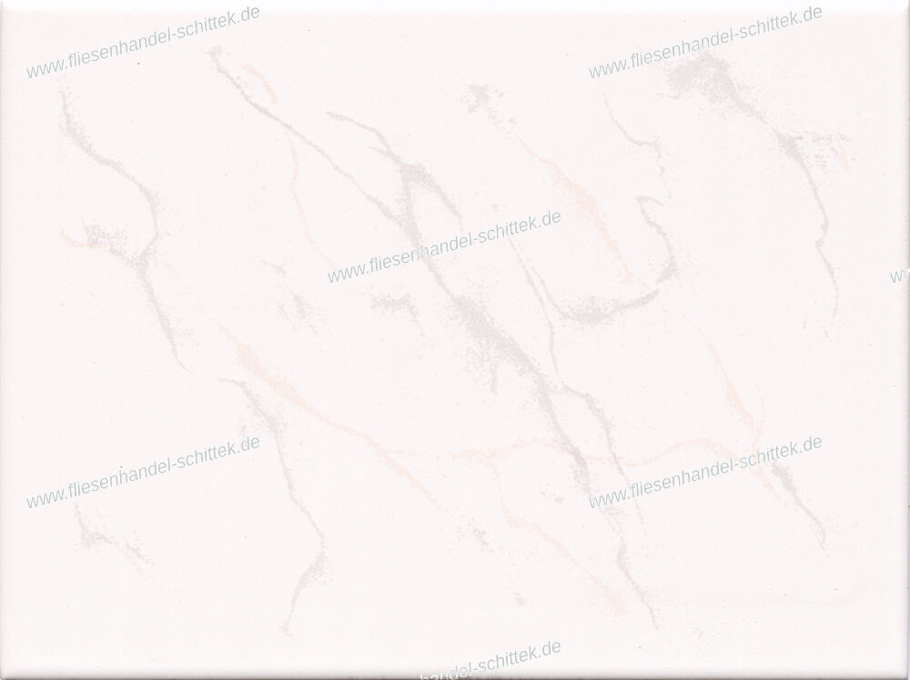 Fliese - 15 x 20 cm - Engers, CAP530 Capilla Weiß/Matt Beige-Grau-Marmoriert