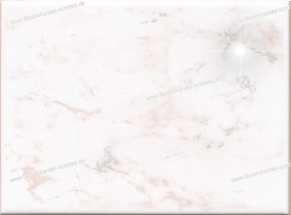 Fliese - 15 x 20 cm - Kempfer, Panama grau-beige glänzend marmoriert