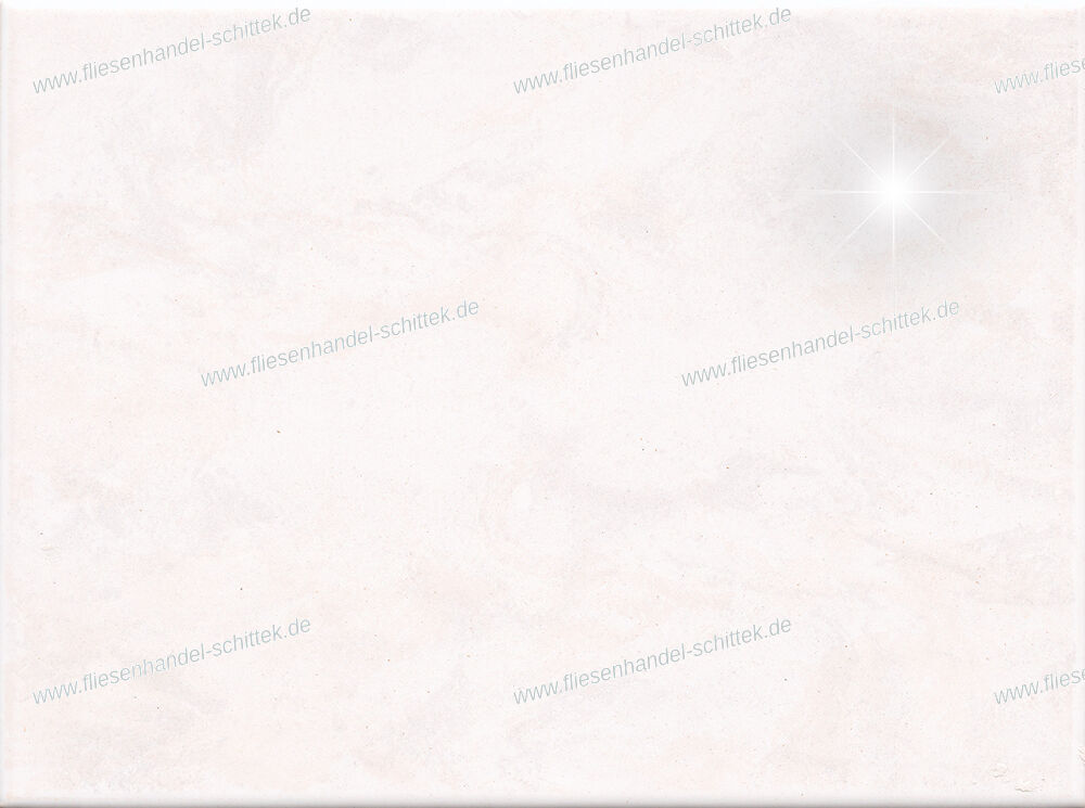 Fliese - 15 x 20 cm - Engers, GI540 Ginny Weiß-Glänzend Beige/Grau