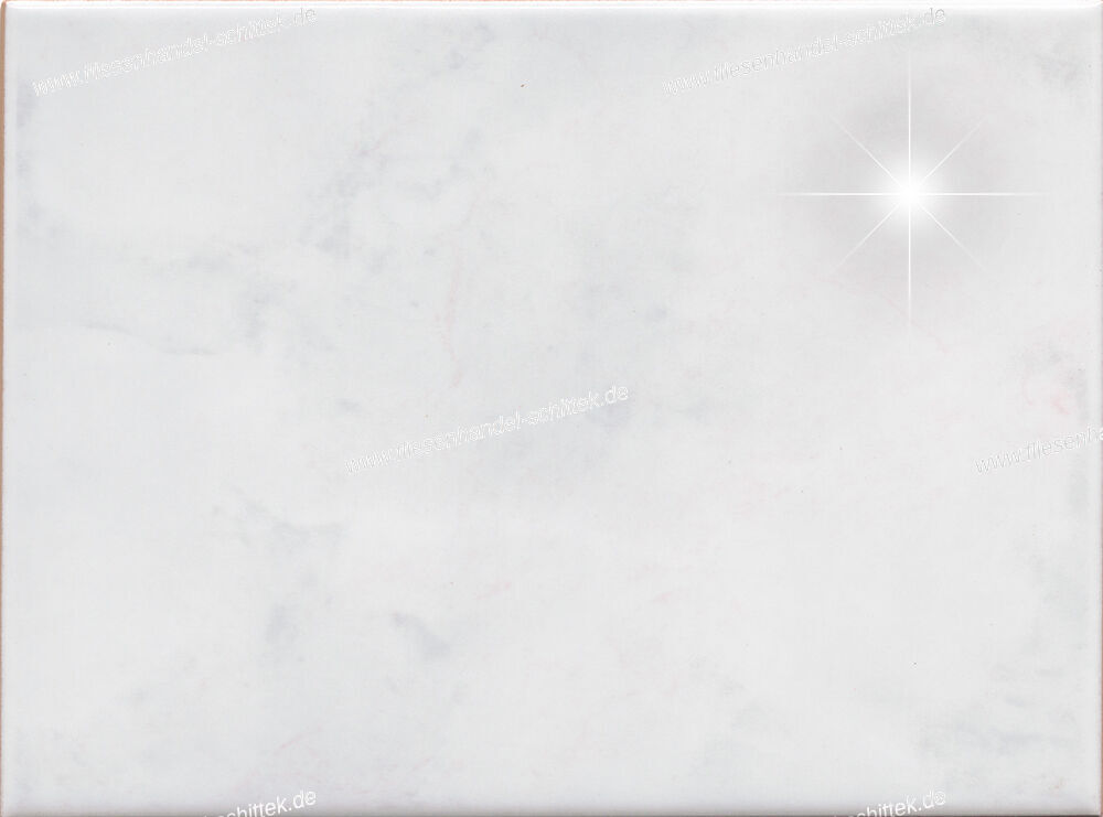 Fliese - 15 x 20 cm - Imola, Maicol grau-bunt glänzend gewellt