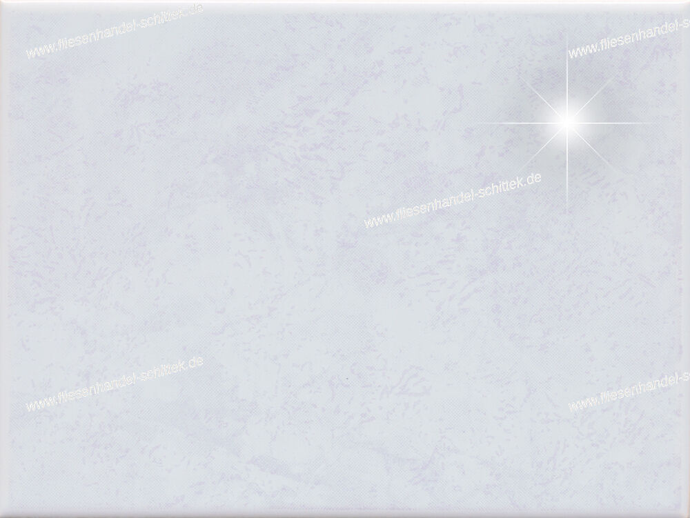 Fliese - 15 x 20 cm - Sphinx, 6330 Evian flieder-blau glänzend