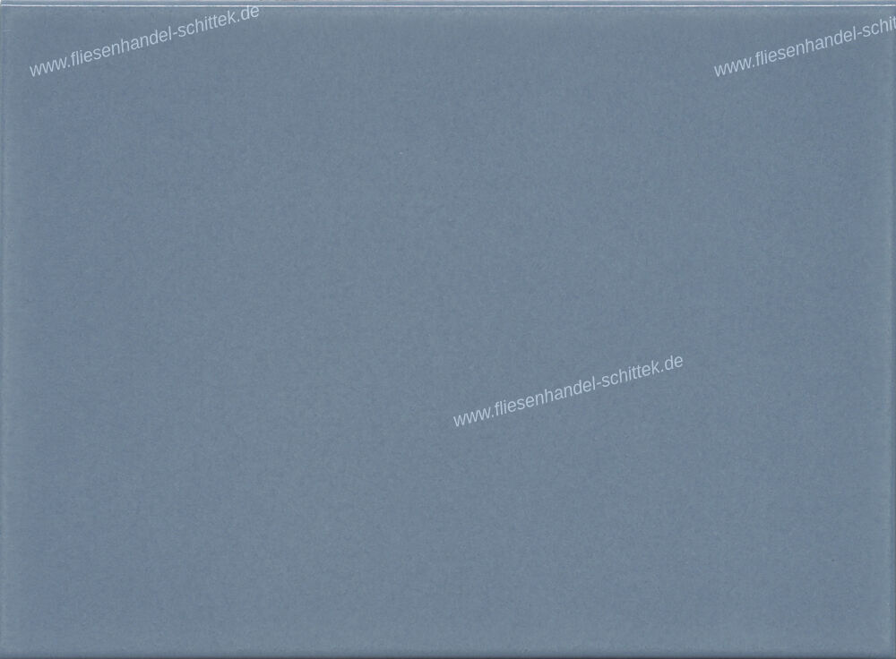 Fliese - 14.4 x 19.4 cm - ABK, Col. 722 Art. 8171 blau glänzend