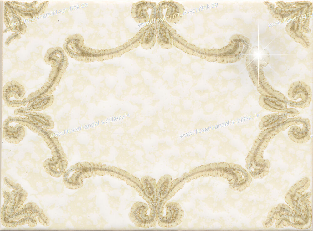Fliese - 15 x 20 cm - Servais, 208092 Satin Ranke
