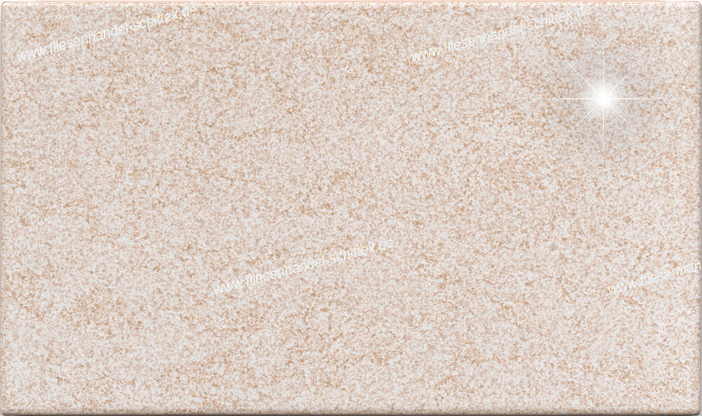 Fliese - 15 x 25 cm - Campani, 4100 Beige glänzend strukturiert