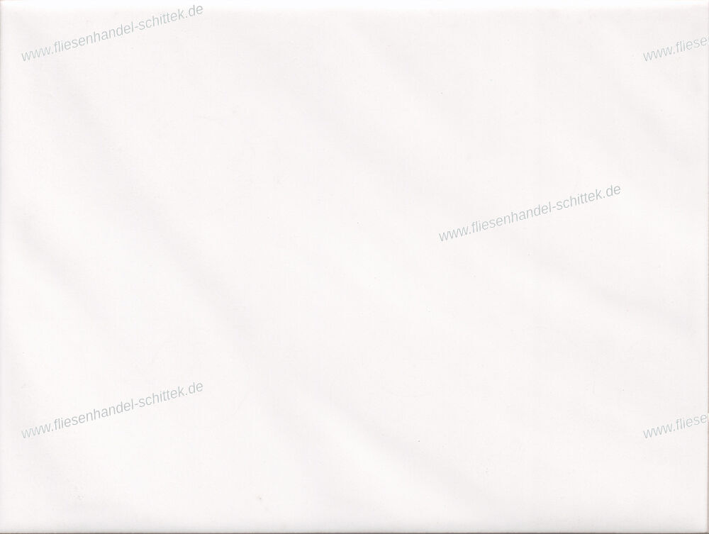 Fliese - 25 x 33 cm - AWS, 233925 Neptun Weiß Matt