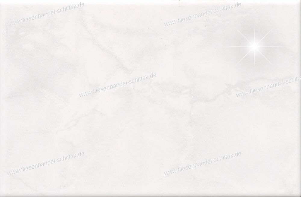 Fliese - 15 x 22.5 cm - Eco Ceramic, Arm-Grigio weiß-grau glänzend
