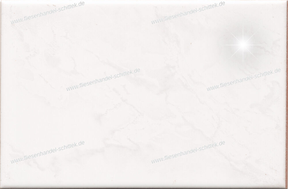 Fliese - 15 x 22.5 cm - Smov, Can 154 grau marmoriert glänzend