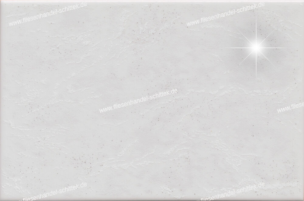 Fliese - 15 x 22.5 cm - Cemar, Petra Grigio grau-weiß