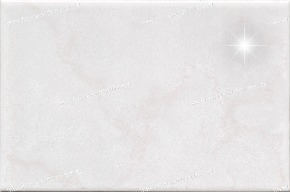 Fliese - 15 x 22.5 cm - Ricchetti, Shine Grey grau-beige glnzend marmoriert