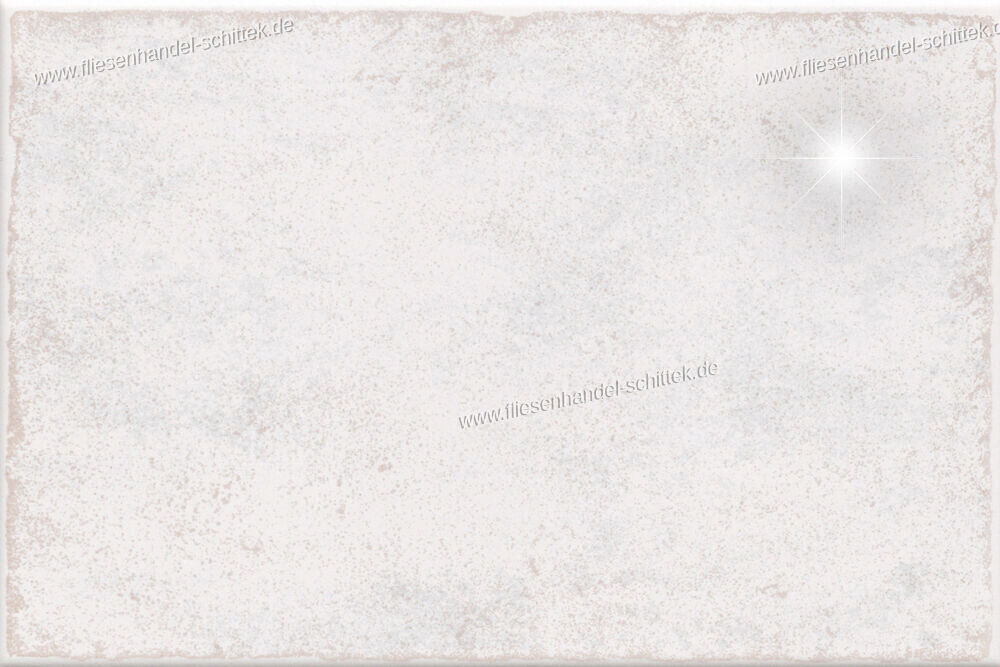 Fliese - 15 x 22.5 cm - Lux, Aries Bianco grau-beige glänzend