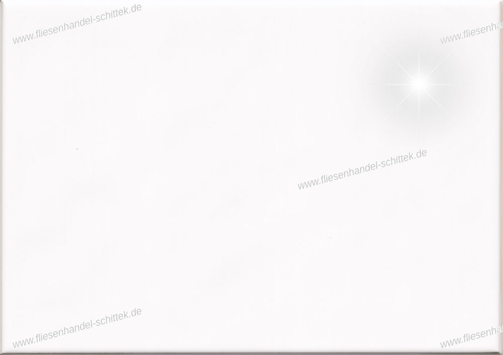 Fliese - 25 x 35 cm - V&B, Art.1158 BK01 Smart Weiß Glänzend Reliefiert