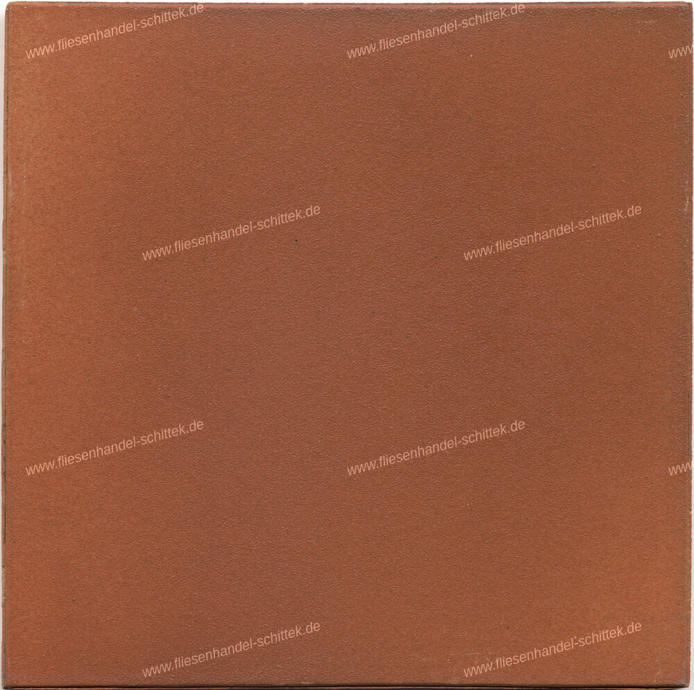 Fliese - 24.5 x 24.5 cm - Spaltplatte rot braun