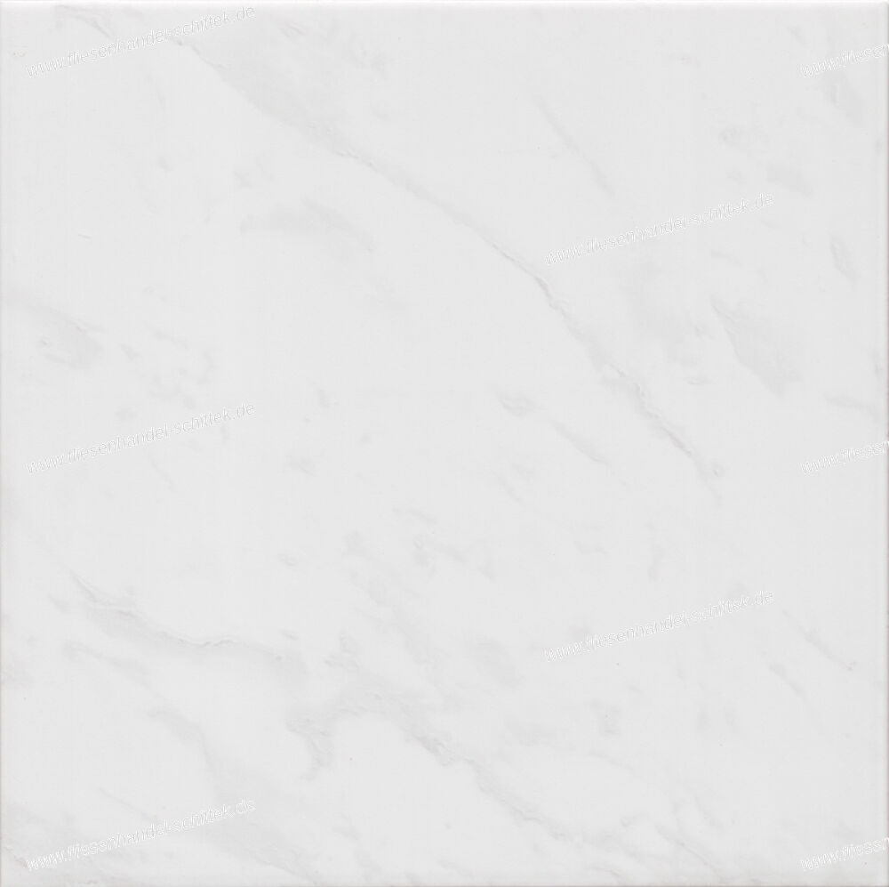 Fliese - 33 x 33 cm - V&B, Art.3114 TC00 Palazzo Vecchio Weiß Matt Marmorstruktur