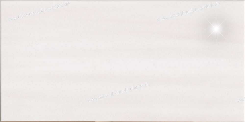 Fliese - 30 x 60 cm - Agrob Buchtal, 283057H Lasa Cemento Softweiß Dekoriert Glänzend Eben